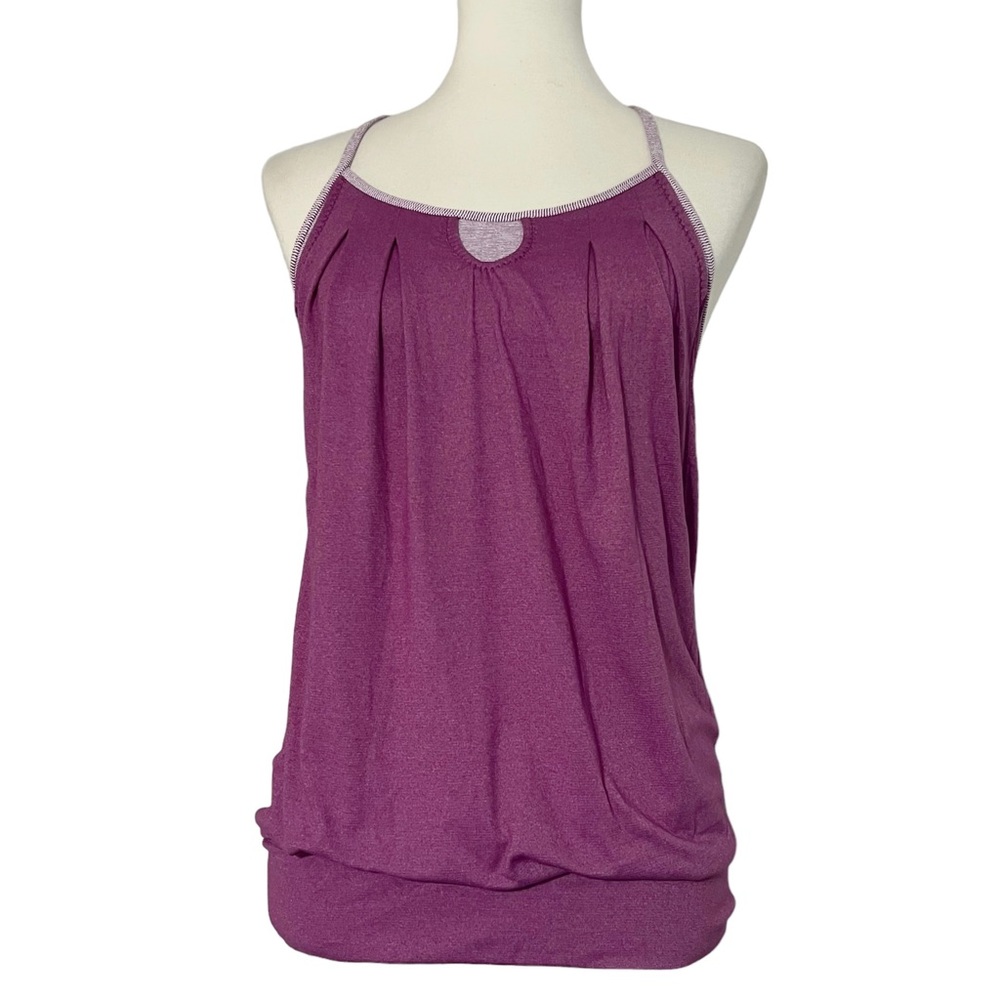 Lululemon Let It Loose Tank Dew‎ Berry Wee Stripe / Dew Berry
